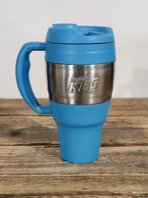 Bubba 34oz Keg Mug Blue Travel Cup Stainless Steel Insulated Hot Cold 3