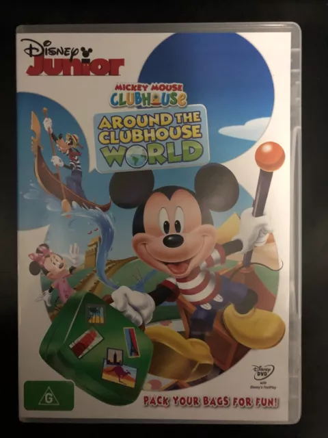 Disney Mickey Mouse Clubhouse: Around The Clubhouse World DVD PAL REGION  2,4,5