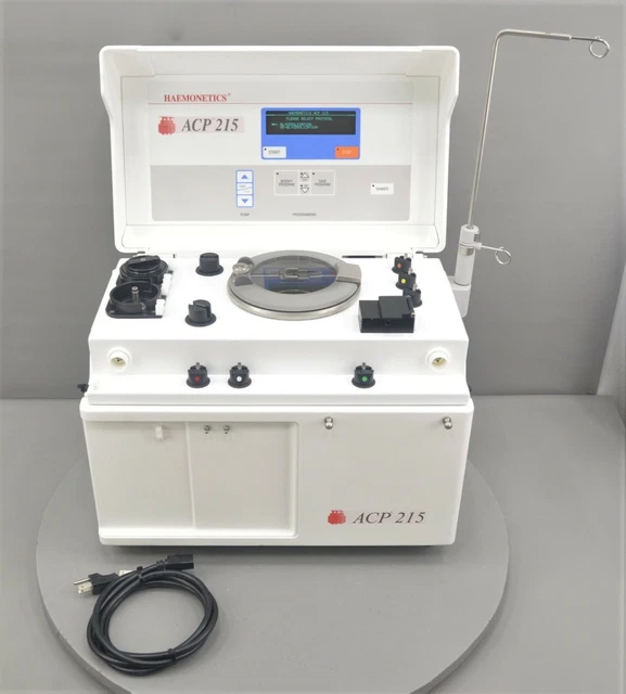 Haemonetics ACP 215 Automated Cell Processor Closed Processing System REF 02215