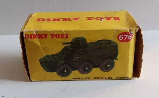 Dinky Toys Military 676 Armoured  Personnel Carrier Boxed in very good condition