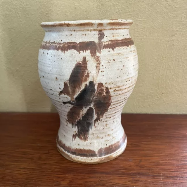 AUSTRALIAN POTTERY Vase Studio Art Albury Handcrafted Pottery Earthy Tones