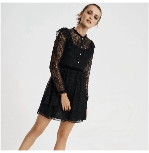 ZARA BLACK LACE Mini Dress Size M BNWT 11.87 - PicClick UK ZARA BLACK LACE Mini Dress Size M BNWT 11.87 - PicClick UK