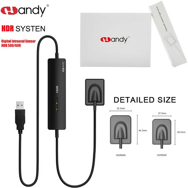 Handy Dental RVG X Ray Sensor Imaging System Size 1.3/Size 2.0 with TWAIN Driver