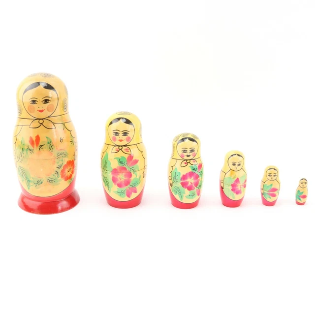 Matrjoschka Ukraine Made in USSR Матрёшка Original Deko Spielzeug