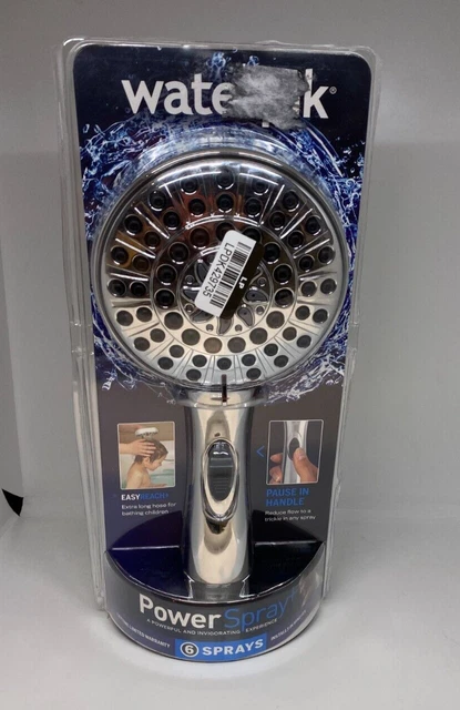 Waterpik Wall Mount Handheld Adjustable Shower Head in Chrome