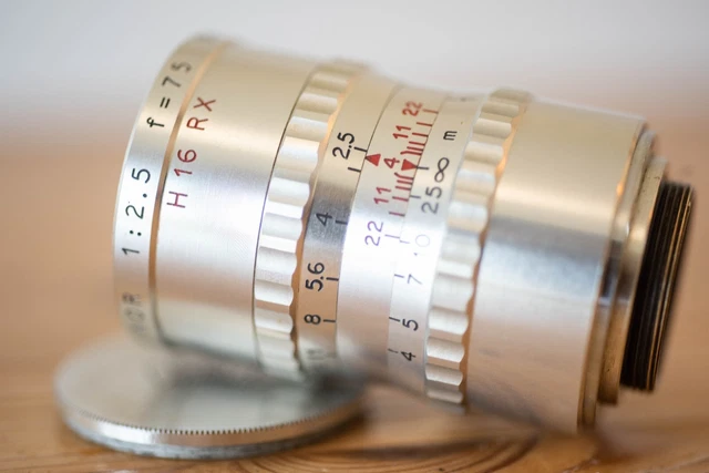 Berthiot 75 mm 2.5 télécinor 1: 2.5 monture c caméra 16 mm
