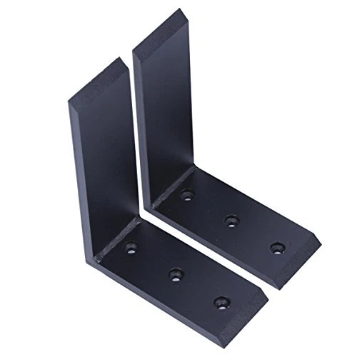 Countertop Support L Shelf Brackets Corbel Wall Heavy Duty 6"x8" Black Steel