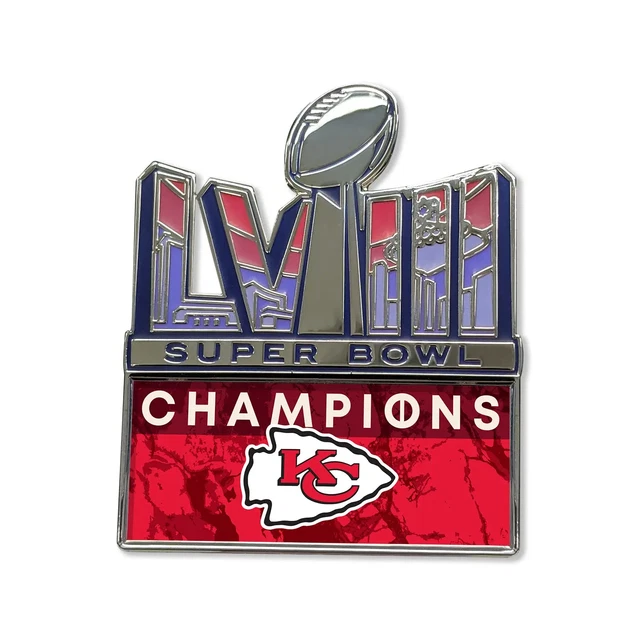 2024 NFL SUPER Bowl LVIII 58 Champions Kansas City Chiefs Pin 12.50