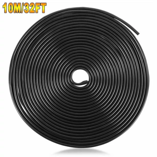 32ft /10M Car Door Edge Trim Guard Molding Rubber Seal Strip Scratch Protector