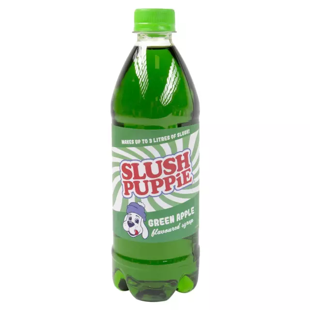 Official Slush Puppie Green Apple Syrup Frozen Ice Slushie Drink Maker Home