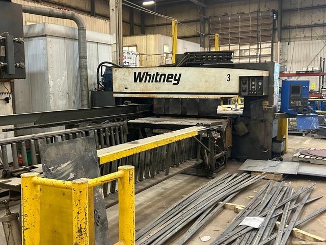 2007 Whitney 3400RTC 40 Ton Turret Punch/Plasma Combo