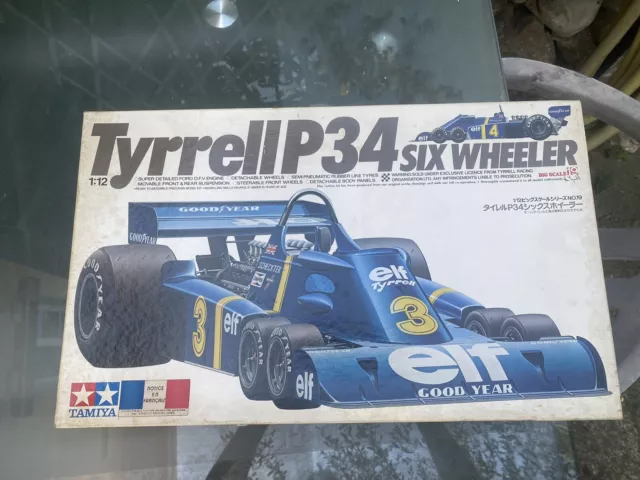 Maquette à monter F1 Formule 1 Tyrrell P34 Six Wheeler 1/12 Tamiya