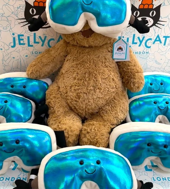 JELLYCAT AMUSEABLES SPORTS Ski Goggles Plush Toy Christmas Gift New w ...