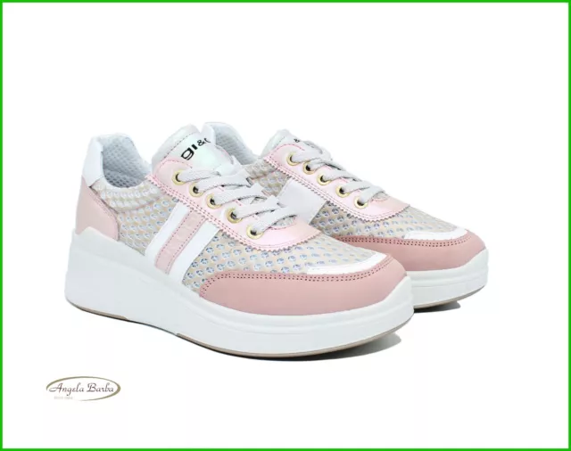Igi et Co Chaussures pour Femmes Baskets Sportif Été Compensées Haute Totale