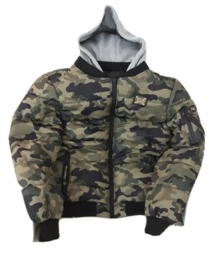 DEMAND Reversible Bomber Jacket In Camo 