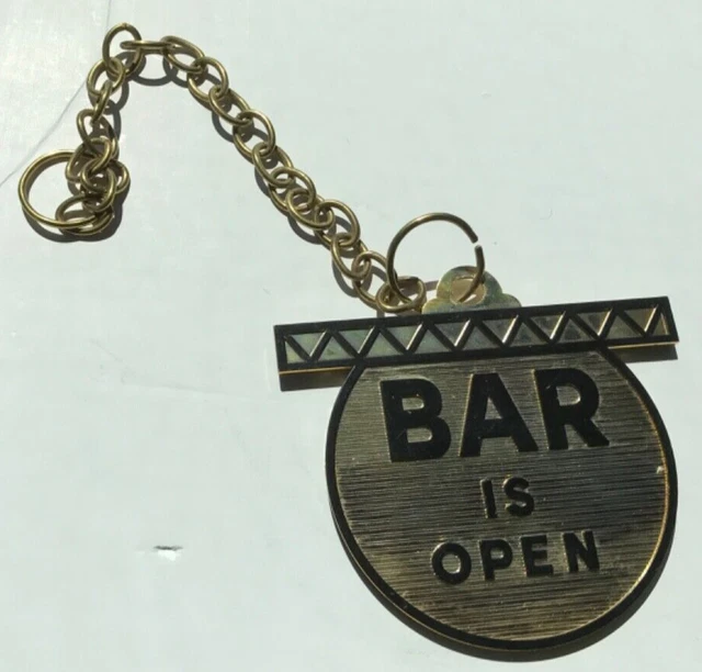 VINTAGE PLASTIC TWO-SIDED Gold 