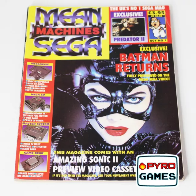 Mean Machines Sega Magazine - Issue 1  - October 1992 - Batman Returns