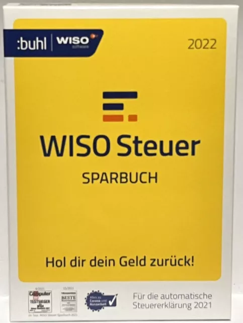 WISO 2022 Steuer Sparbuch NEU