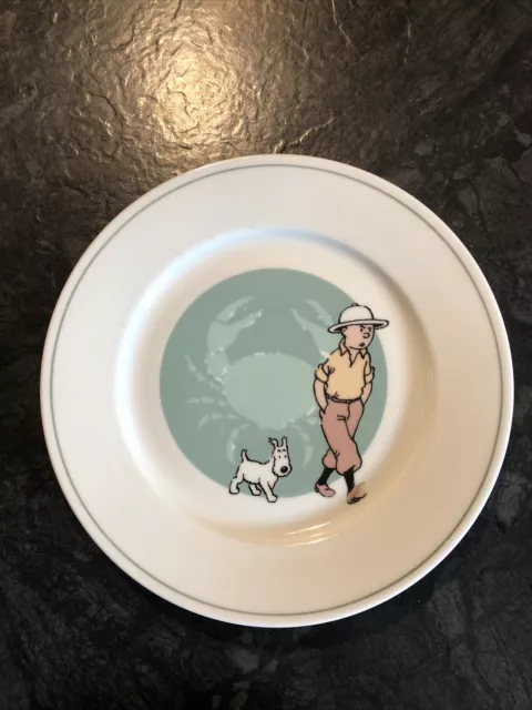 Assiette Tintin Déco Bd Collector Hergé