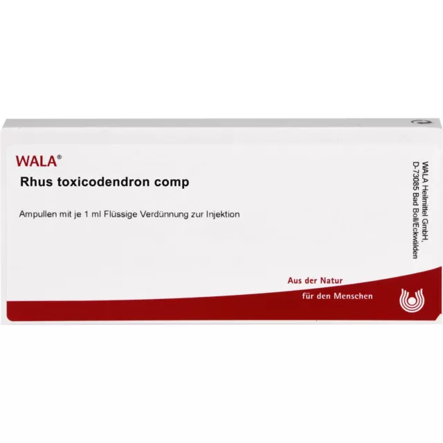 WALA Rhus toxicodendron comp. flüssige Verdünnung, 10 St. Ampullen 1751990