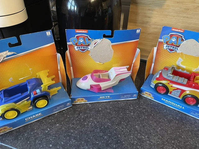 MIGHTY PUPS SUPER Paw Patrol Deluxe Vehicles (no Lights/sounds ) No