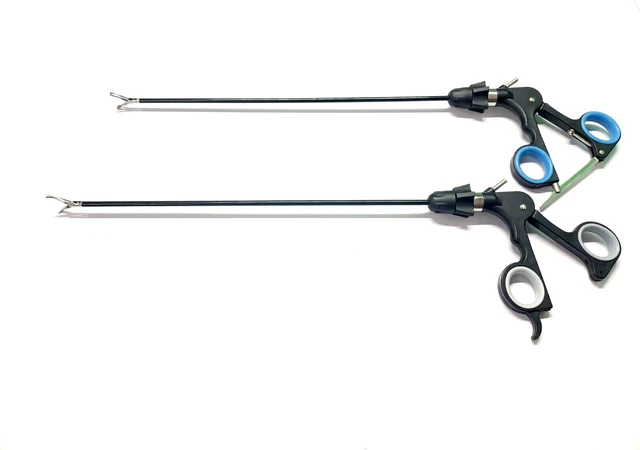 2pc Laparoscopic Allies, Maryland Grasper 5mm SS Surgical Instrument CE approved