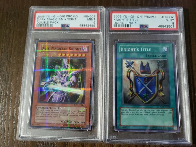 Dark Magician Knight - ROD-EN001 - PSA 9 MINT - Parallel Rare 8378