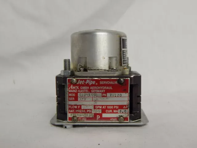 Tornado Aircraft Flow Control Servo Valve, Model 410-1590, NWS [GR2C]