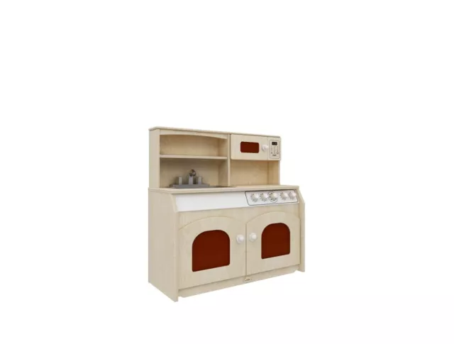 Jooyes Kids Wooden Play Kitchen 4-in-1 3