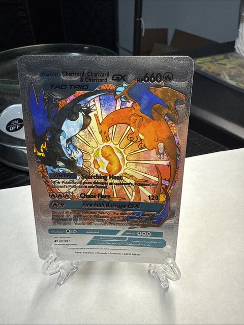 charizard pokemon card silver Sterling Pendant its the perfect way to showcase your Pokémon passion Charizard (Cracked Ice Holo) 025/185