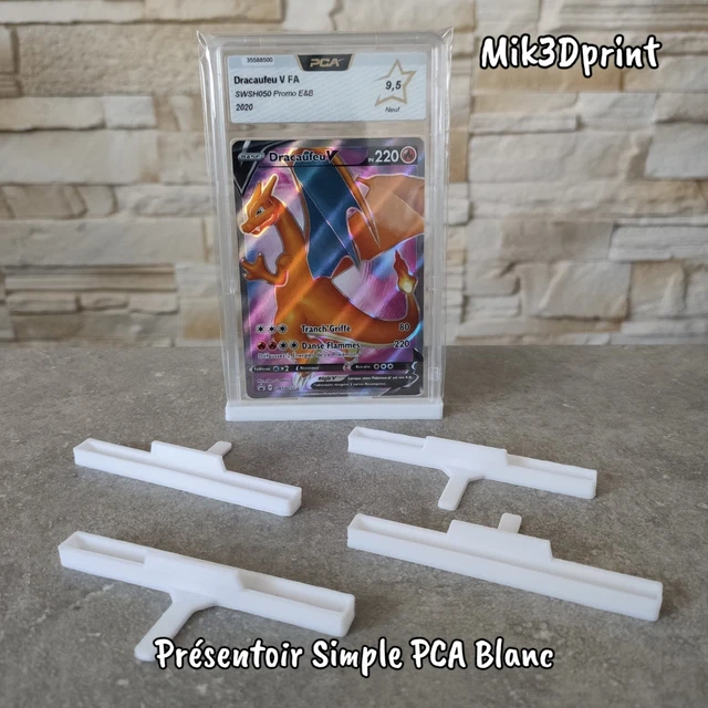 5 Supports Noirs Pour Cartes PSA/BGS - Idéal Pour Valises De Tri, Porte- Cartes Magnétiques Et Raccords Vissés Support Carte