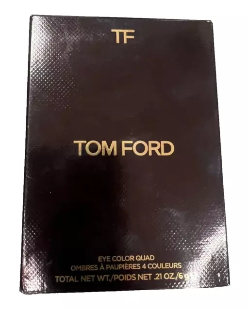 Tom Ford Eye Color Quad in "Golden Hour" Eyeshadow Palette, .21 0z NEW OPEN BOX