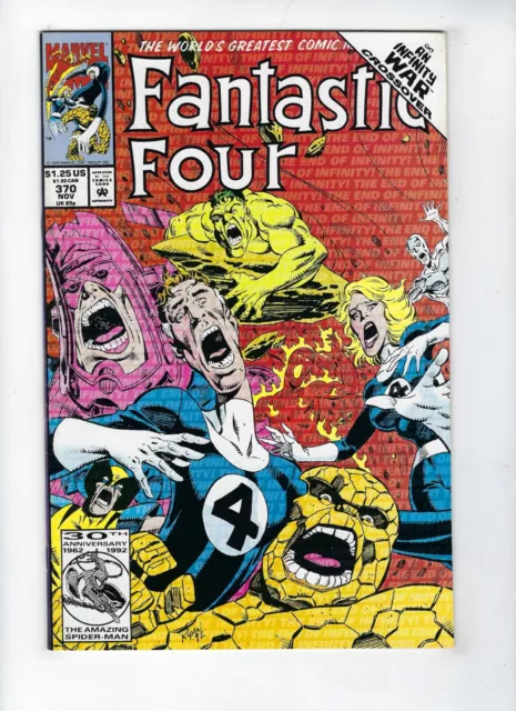 Fantastic Four # 370 (Infinity War Crossover, Oct 1992) Vf/Nm