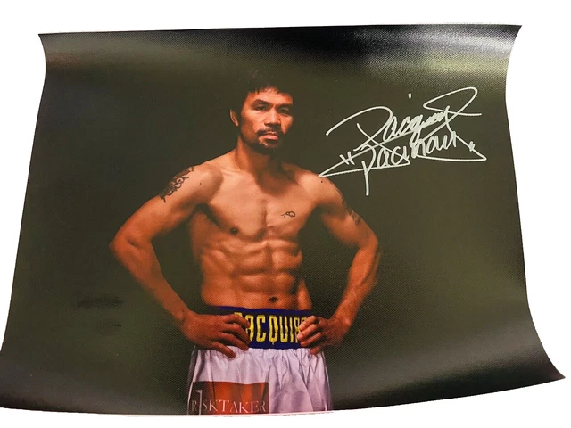 Manny Pac-Man Pacquiao Autographed Signed 11 x 14 Photo Picture Team Pacquiao Manny Pac-Man Pacquiao Autographed Signed 11 x 14 Photo Picture Team Pacquiao