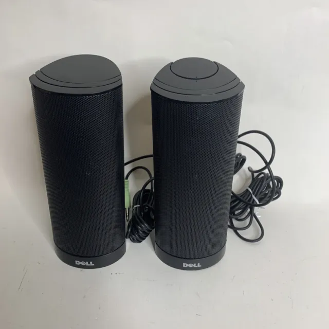 Dell AX210 LOT OF 2 Black USB Powered Multimedia Speaker System