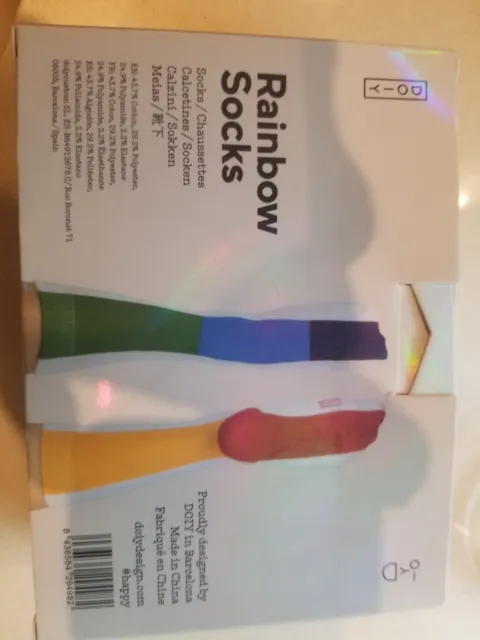 Rainbow SOCKS , Fröhlich bunte . Baumwolle . Original Sportsocken