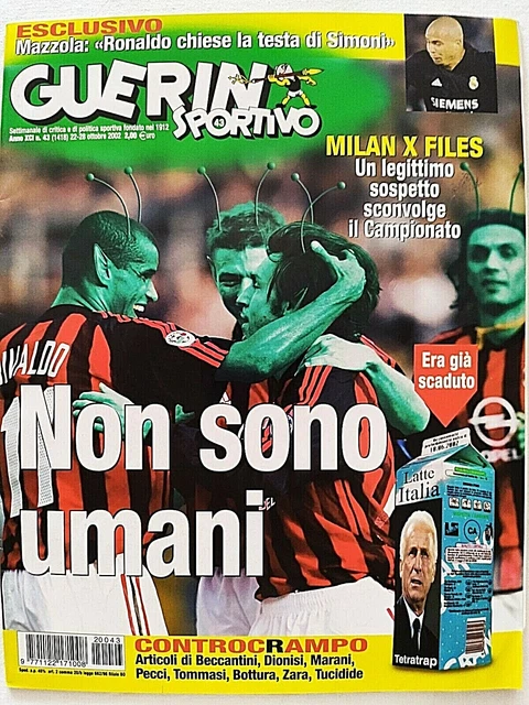 Guerin Sportivo N°19-1995 – Maldini, Vialli, Rijkaard – Bon état Vintage