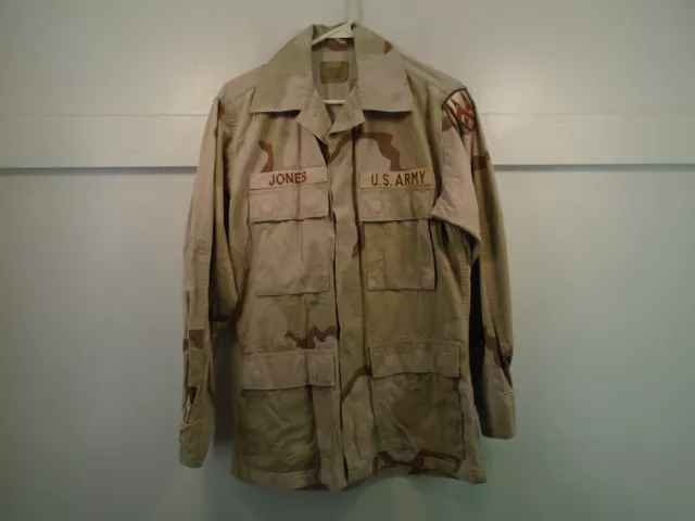 USGI US Military Desert Combat Uniform DCU Coat Shirt Small Regular 1997 100-G USGI US Military Desert Combat Uniform DCU Coat Shirt Small Regular 1997 100-G