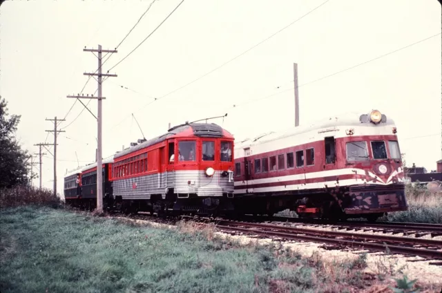 North Shore Line (CNSM) - Interurban - #251 - Duplicate 35mm Slide (b)