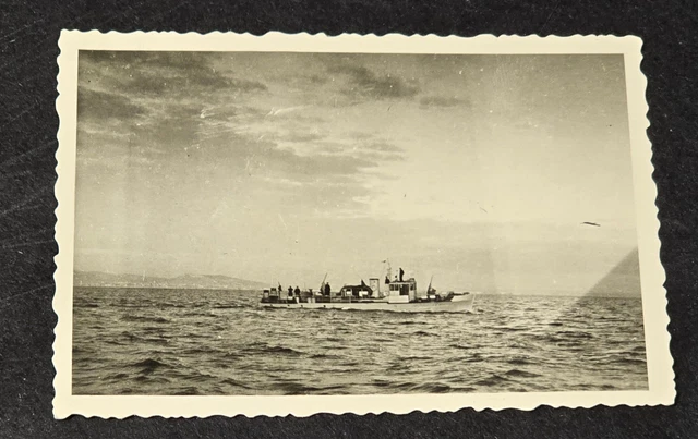KRIEGSMARINE SAILORS ABOARD MOTOR GUN BOAT SHIP WW2 WWII German ...