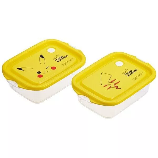 Pokémon Pikachu 2 boîtes à lunch Conteneur à lunch contenant de stockage...