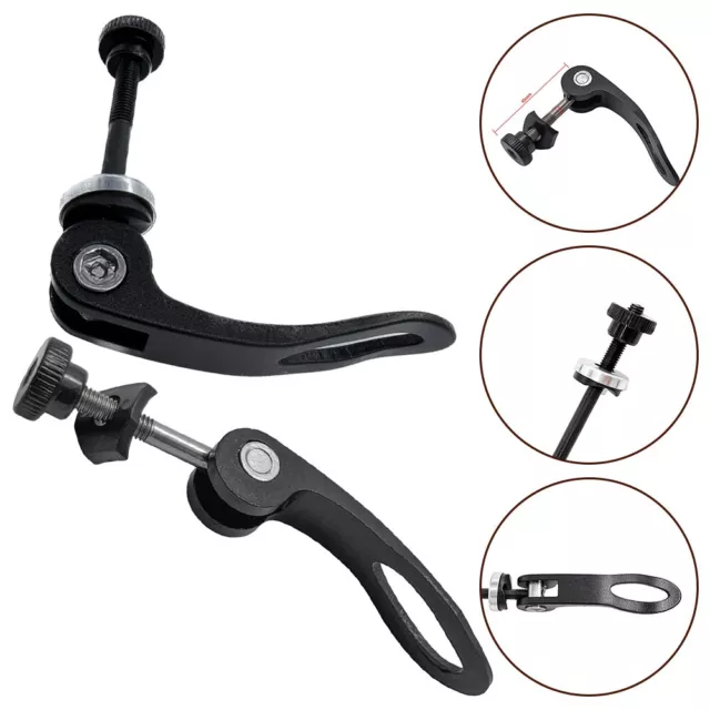 Aluminum Alloy Quick Release Seat Post Clamp Bolt Clip Screw for Bikes