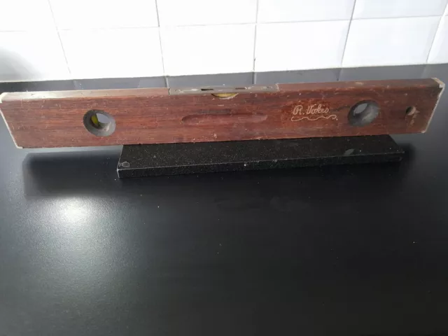 vintage wooden spirit level 24 inces long ..