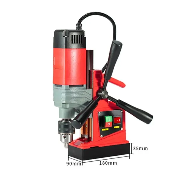 Small Electric Magnetic Drill Floor Drill 220V Powerful Magnetic Drill Portable