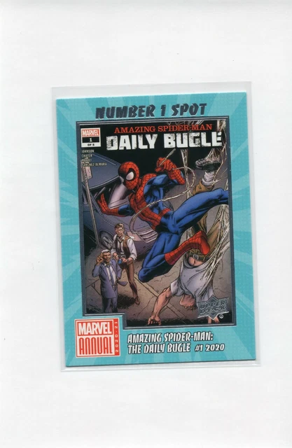 2020-21 Marvel Annual Mint! AMAZING SPIDER-MAN Number One Spot N1S-20 UD Cards