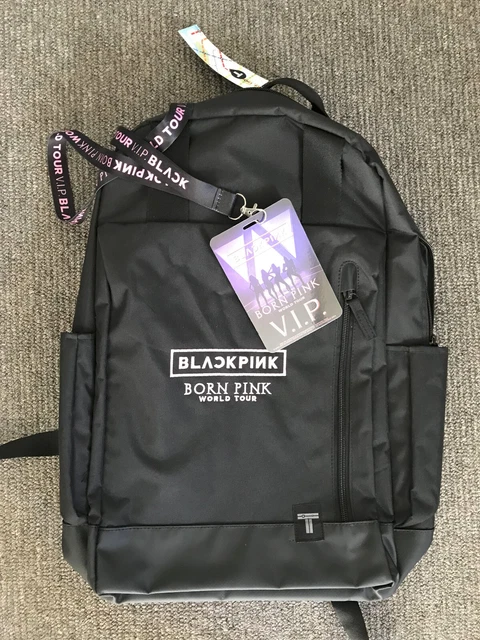BLACKPINK BORN PINK World Tour VIP Backpack Bag with Lanyard