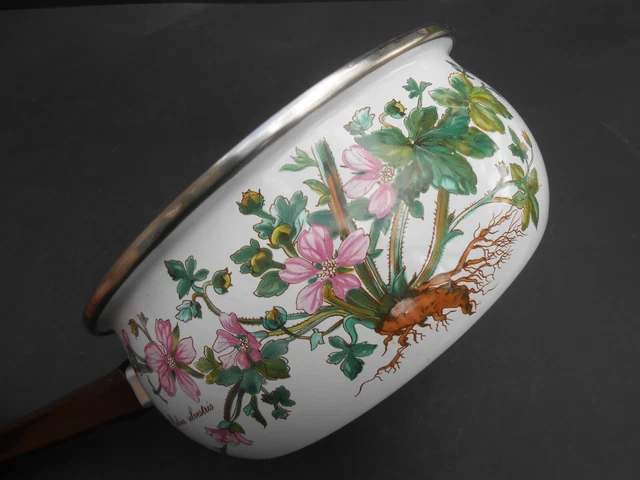 Casserole  en  émail  Villeroy & Boch  BOTANICA , Malvia  silvestris