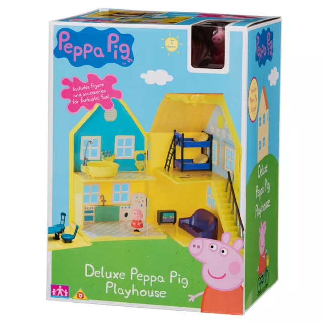 PEPPA PIG DELUXE playhouse Play house with Peppa Figure