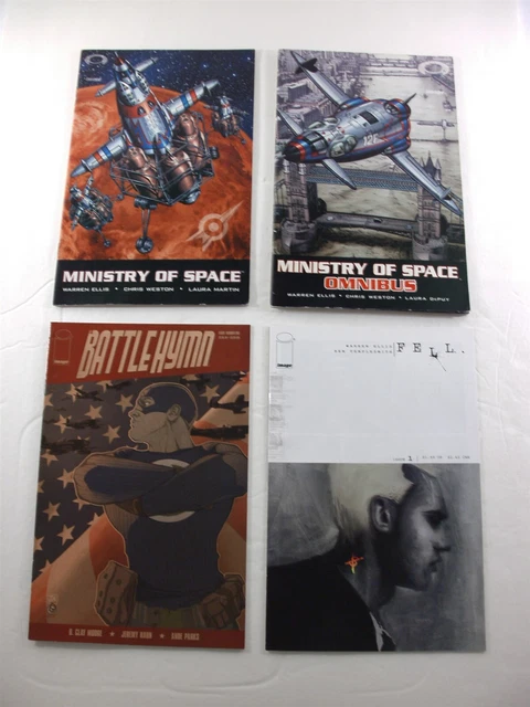 Lot of 4 Image Comics Ministry of Space No. 1 - 3 Battle Hymn No. 1 & Fell No. 1