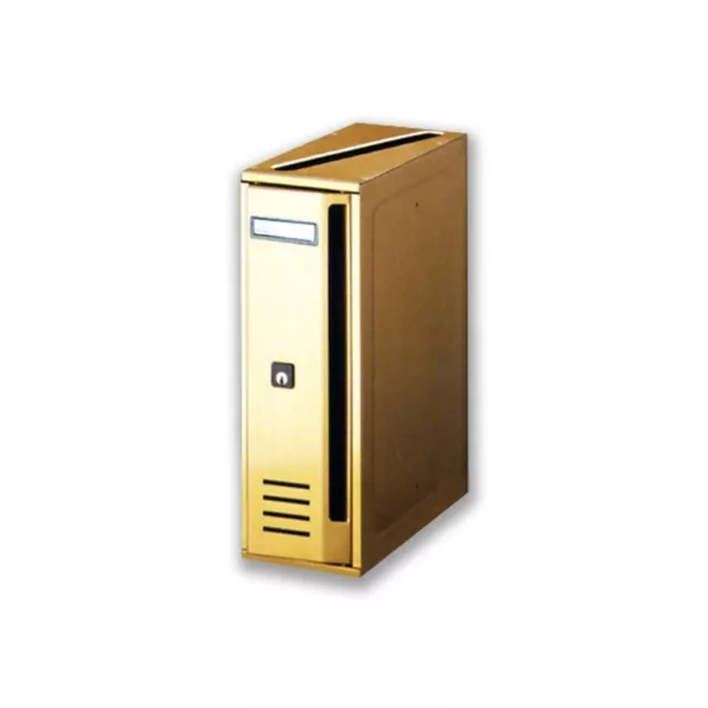 Alubox Cubo C1Rv Cassetta Posta Bronzo